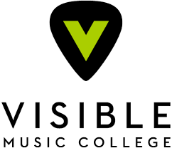 Visible Music College's logo